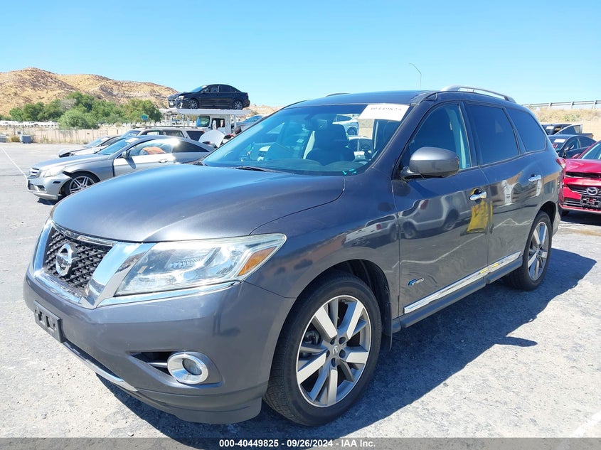 2014 NISSAN PATHFINDER HYBRID HYBRID/SV/SL/PLATINUM 5N1CR2MN2EC637381