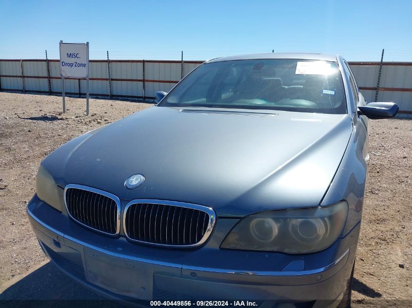 2008 BMW 750Li VIN: WBAHN83558DT80013 Lot: 40449856