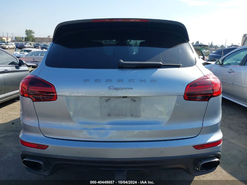 2017 Porsche Cayenne Platinum Edition VIN: WP1AA2A20HKA80556 Lot: 40449857