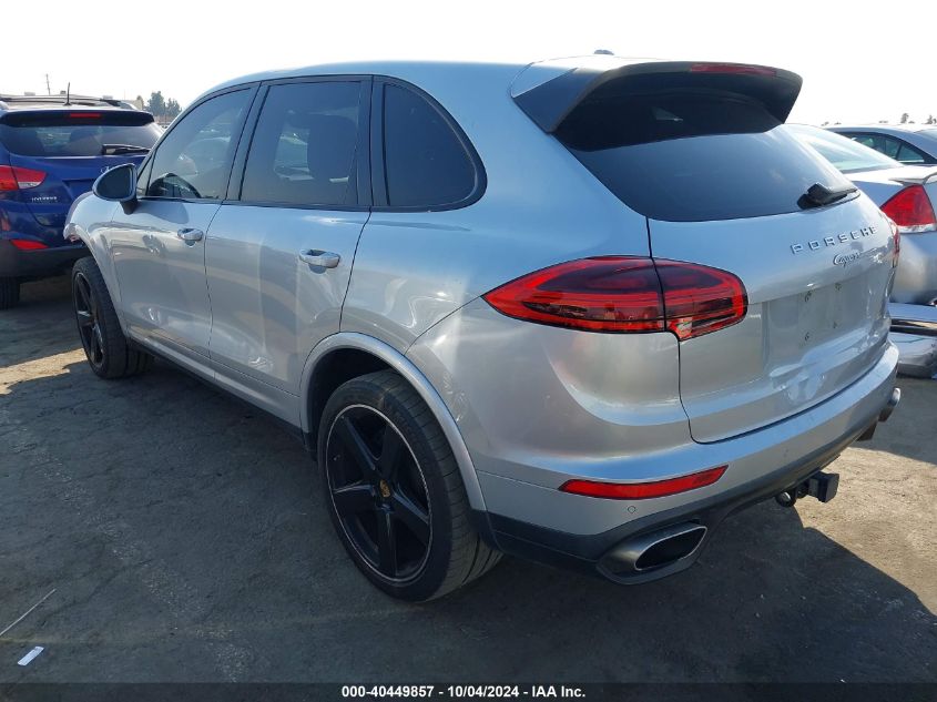 WP1AA2A20HKA80556 2017 Porsche Cayenne Platinum Edition