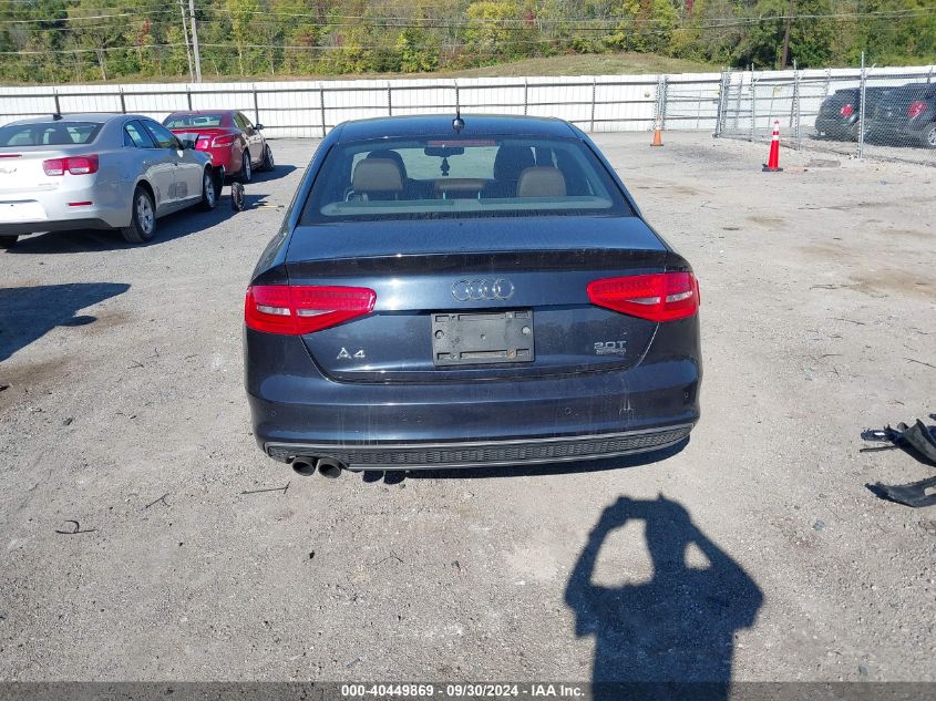 2015 Audi A4 Premium Plus VIN: WAUFFAFL3FN042493 Lot: 40449869