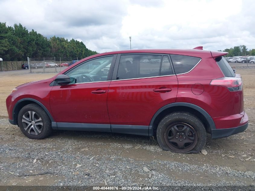 2018 Toyota Rav4 Le VIN: 2T3BFREV6JW717743 Lot: 40449876