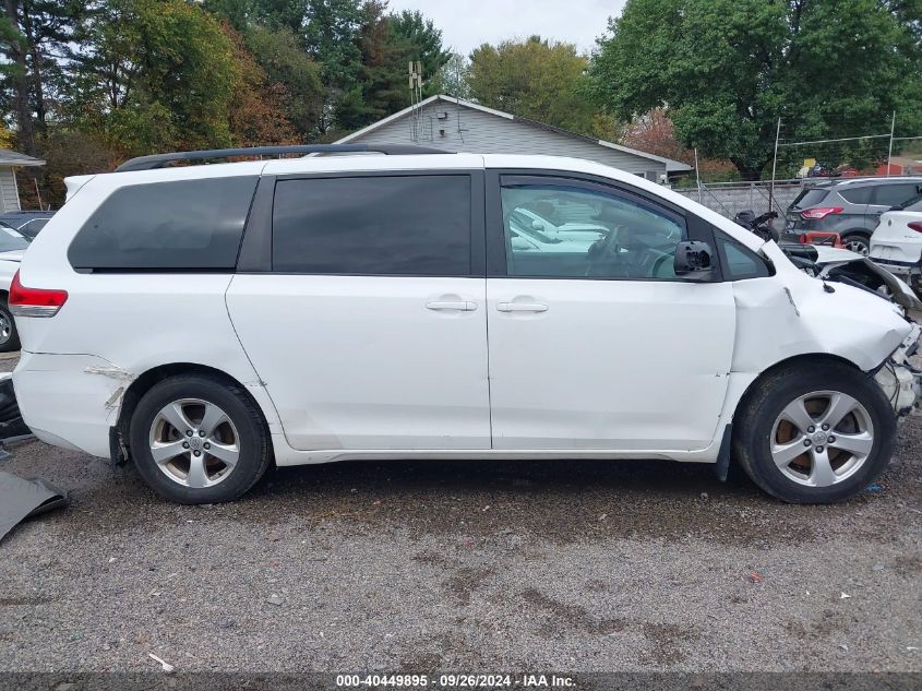 2014 Toyota Sienna Le V6 8 Passenger VIN: 5TDKK3DC1ES485682 Lot: 40449895