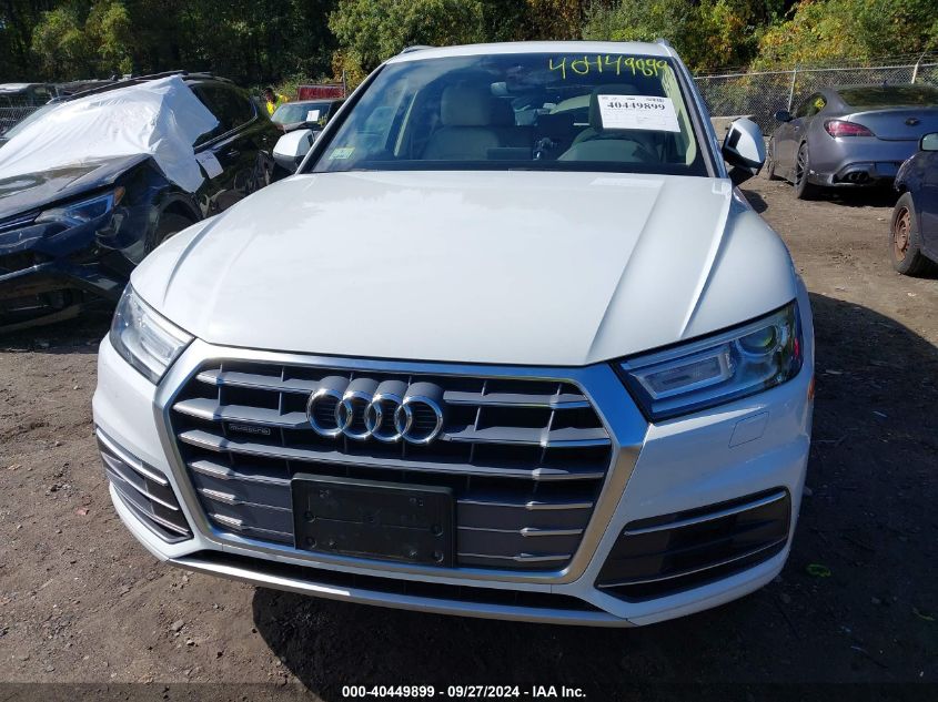 2019 Audi Q5 45 Premium VIN: WA1ANAFY8K2047125 Lot: 40449899