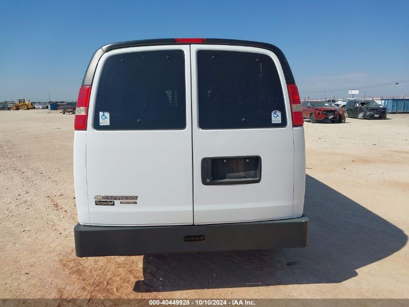 2015 Chevrolet Express 3500 Ls VIN: 1GAZGZFF0F1109914 Lot: 40449928