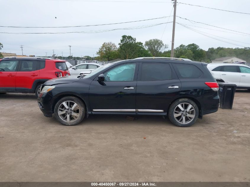 2014 Nissan Pathfinder Platinum VIN: 5N1AR2MM1EC654977 Lot: 40450067