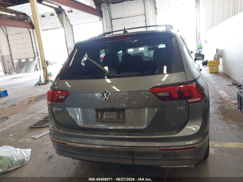 3VV3B7AX2JM137453 2018 Volkswagen Tiguan 2.0T Se/2.0T Sel