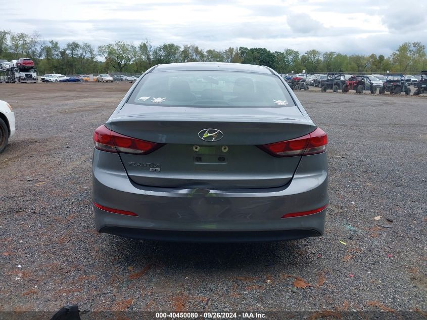 2018 Hyundai Elantra Se VIN: KMHD74LF8JU523552 Lot: 40450080