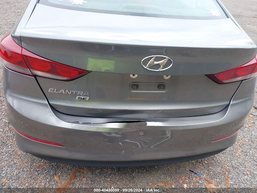 2018 Hyundai Elantra Se VIN: KMHD74LF8JU523552 Lot: 40450080