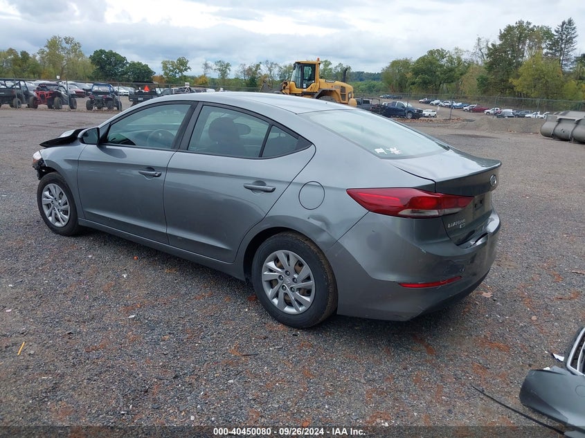 VIN KMHD74LF8JU523552 2018 HYUNDAI ELANTRA SE
