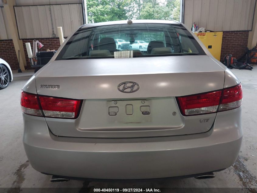 5NPET46F08H377250 2008 Hyundai Sonata Gls V6