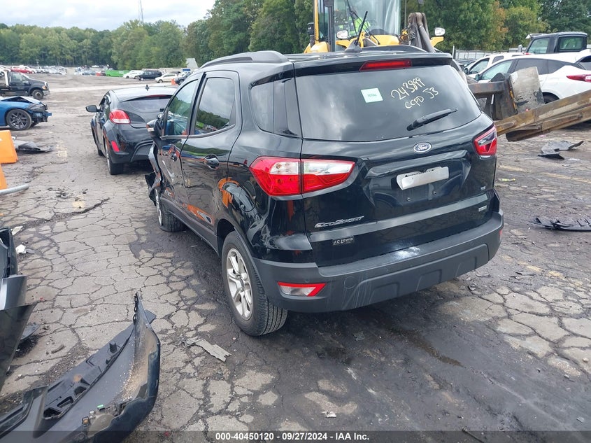 VIN MAJ3P1TE8JC210308 2018 FORD ECOSPORT SE