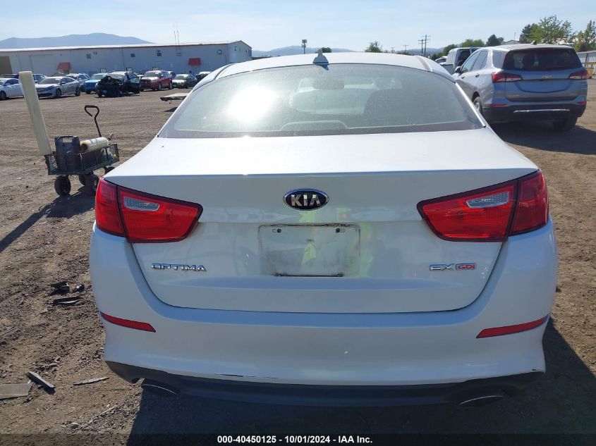 2014 Kia Optima Ex VIN: 5XXGN4A77EG271338 Lot: 40450125