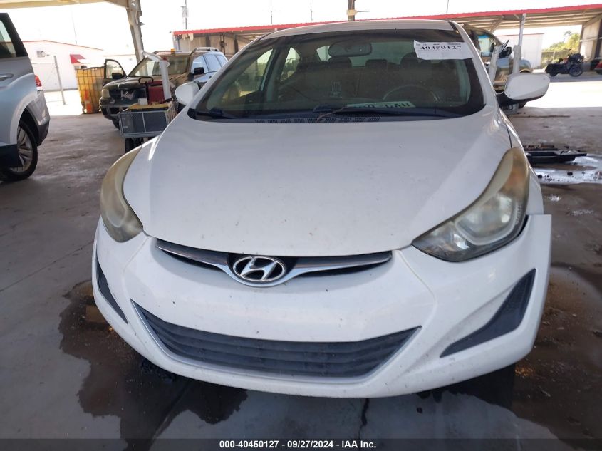 2016 Hyundai Elantra Se VIN: 5NPDH4AE7GH671433 Lot: 40450127