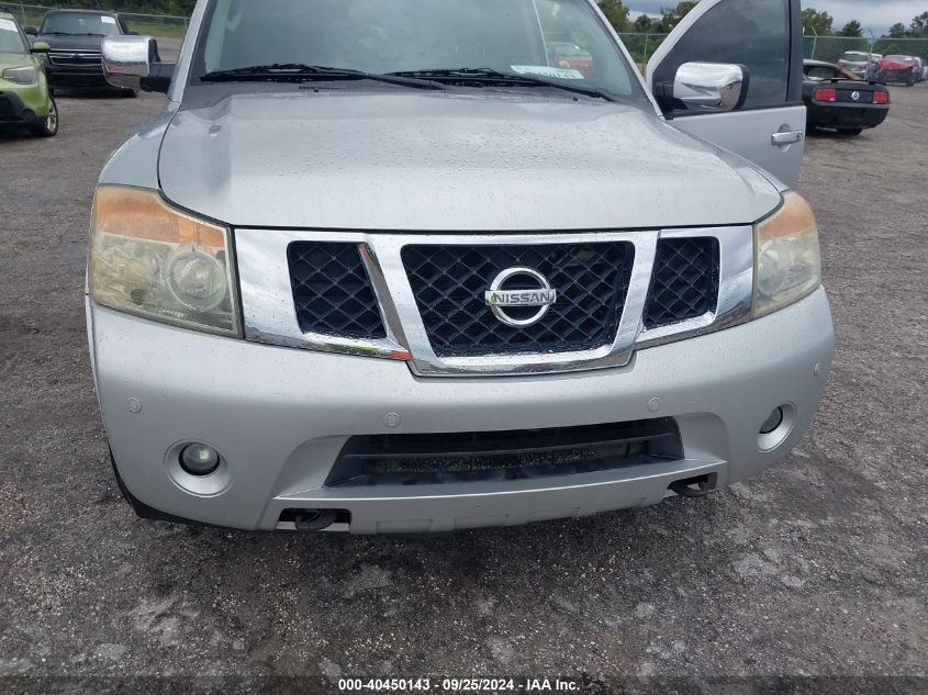 2010 Nissan Armada Platinum VIN: 5N1BA0NF1AN618057 Lot: 40450143