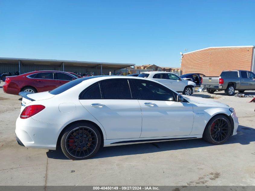 2018 Mercedes-Benz Amg C 63 S VIN: 55SWF8HB3JU238889 Lot: 40450149