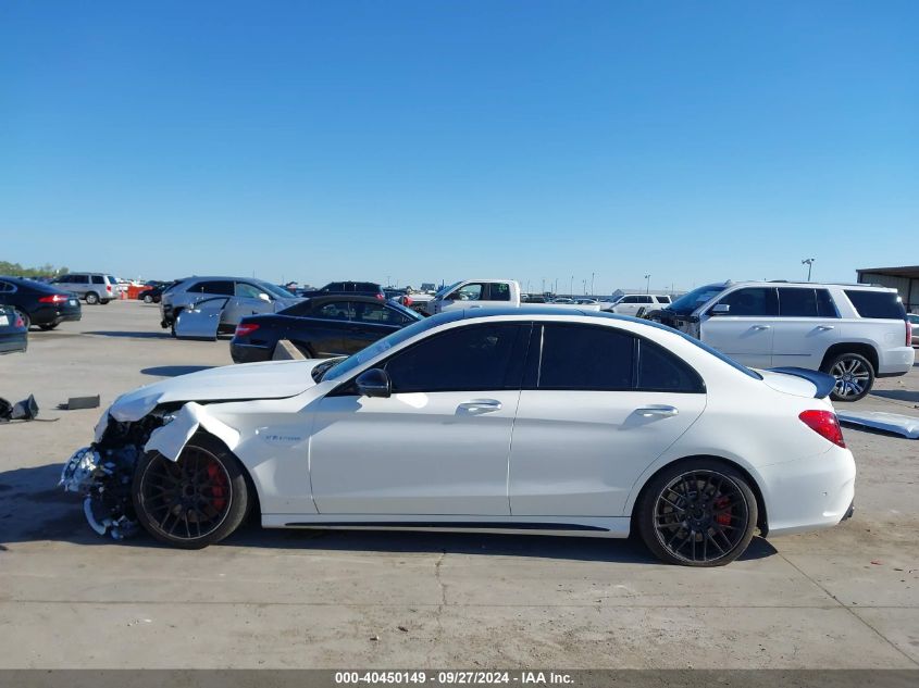 2018 Mercedes-Benz Amg C 63 S VIN: 55SWF8HB3JU238889 Lot: 40450149