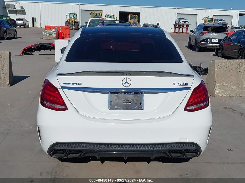 2018 Mercedes-Benz Amg C 63 S VIN: 55SWF8HB3JU238889 Lot: 40450149