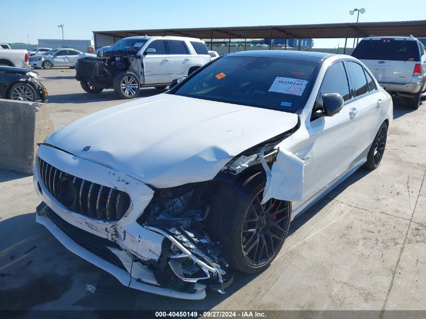 2018 Mercedes-Benz Amg C 63 S VIN: 55SWF8HB3JU238889 Lot: 40450149