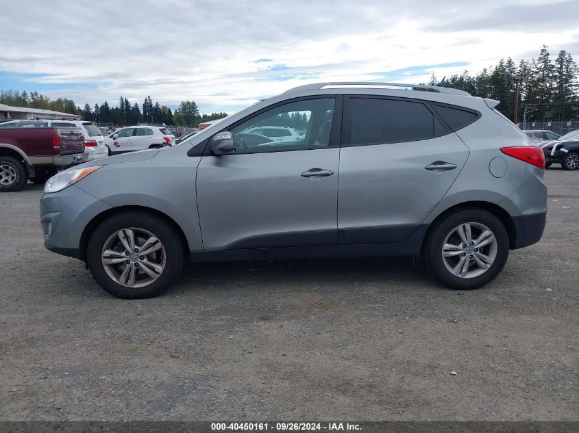 2013 Hyundai Tucson Gls VIN: KM8JUCACXDU755296 Lot: 40450161