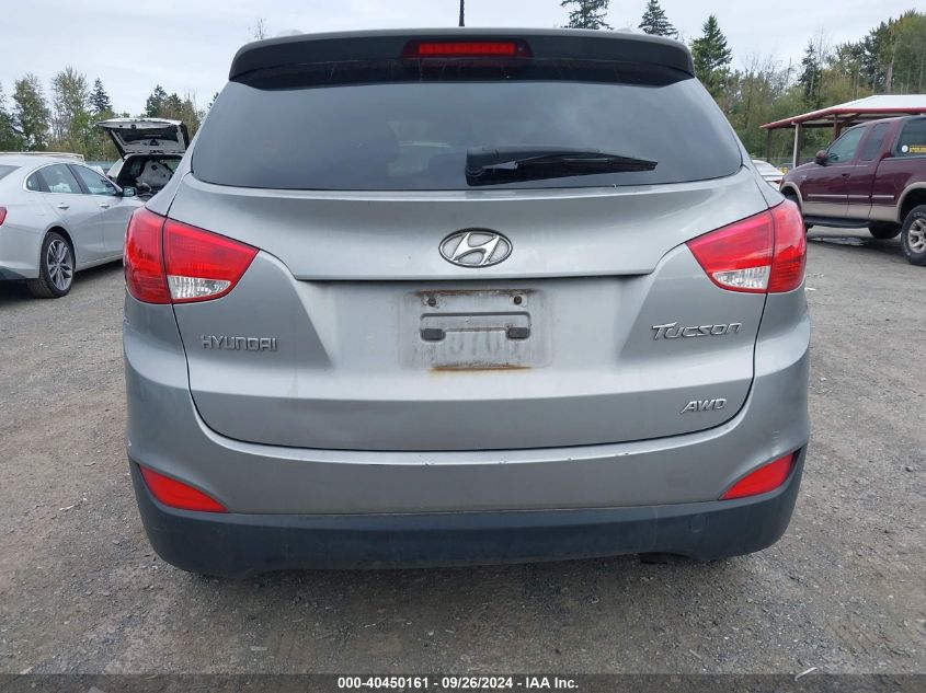 2013 Hyundai Tucson Gls VIN: KM8JUCACXDU755296 Lot: 40450161