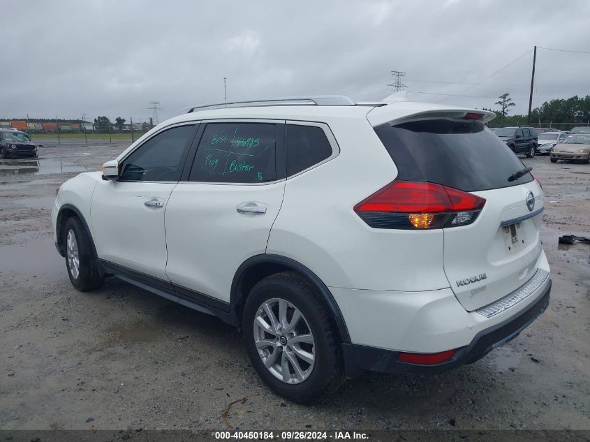 2017 Nissan Rogue S/Sl/Sv VIN: JN8AT2MT1HW145086 Lot: 40450184