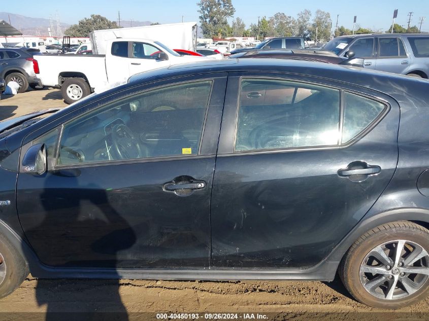 2018 Toyota Prius C Four VIN: JTDKDTB33J1606376 Lot: 40450193