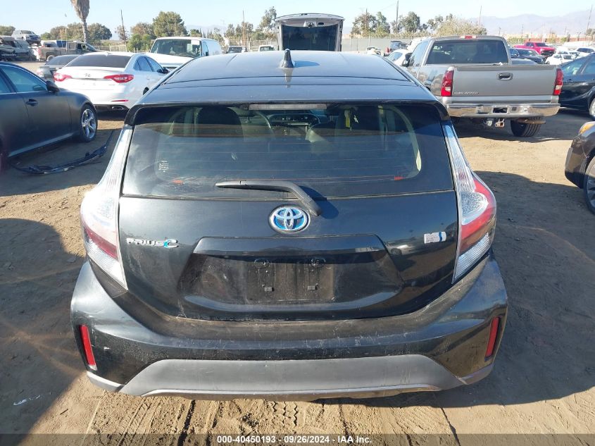 2018 Toyota Prius C Four VIN: JTDKDTB33J1606376 Lot: 40450193