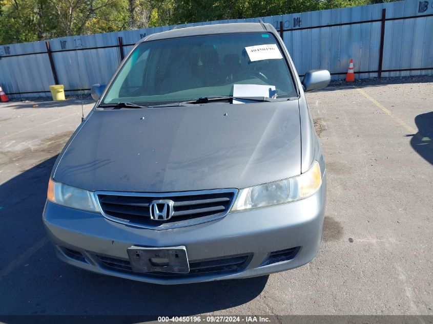 2002 Honda Odyssey Ex VIN: 5FNRL18652B008581 Lot: 40450196