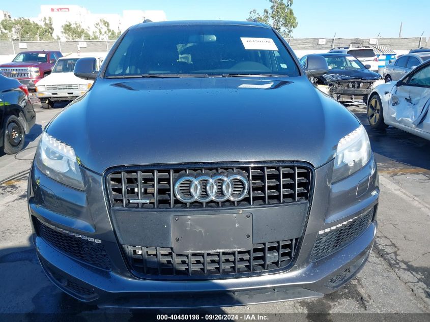 2014 Audi Q7 3.0T S Line Prestige VIN: WA1DGAFE5ED017635 Lot: 40450198