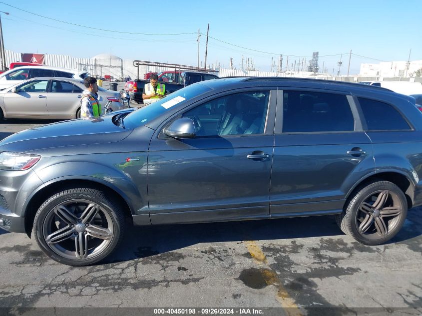 2014 Audi Q7 3.0T S Line Prestige VIN: WA1DGAFE5ED017635 Lot: 40450198