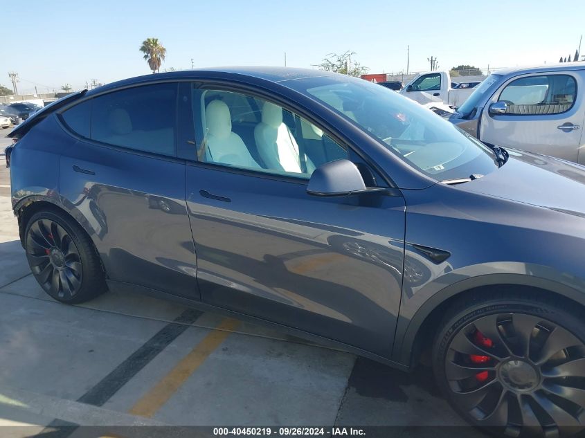 2023 Tesla Model Y Awd/Performance Dual Motor All-Wheel Drive VIN: 7SAYGDEF1PF641000 Lot: 40450219