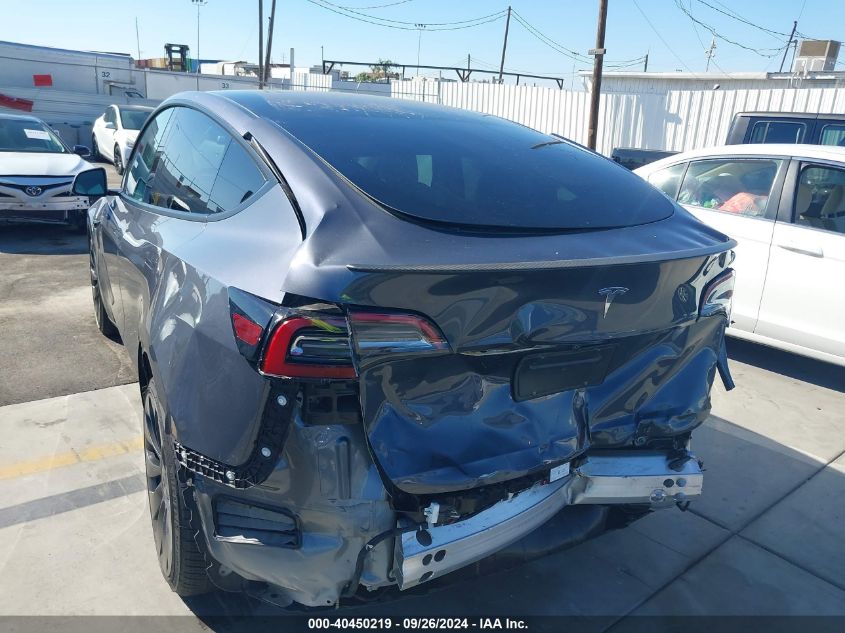 2023 Tesla Model Y Awd/Performance Dual Motor All-Wheel Drive VIN: 7SAYGDEF1PF641000 Lot: 40450219