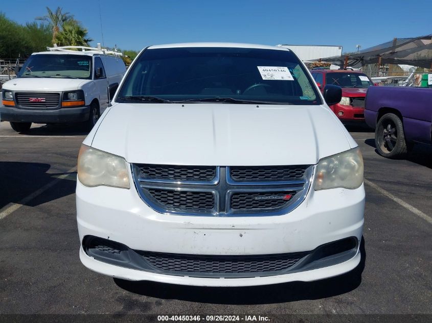 2014 Dodge Grand Caravan Avp/Se VIN: 2C4RDGBG2ER345400 Lot: 40450346