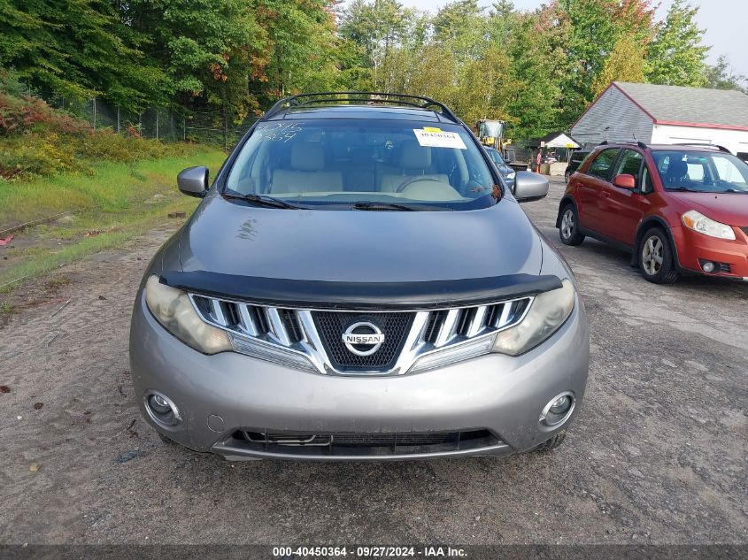 2009 Nissan Murano Sl VIN: JN8AZ18W29W111480 Lot: 40450364