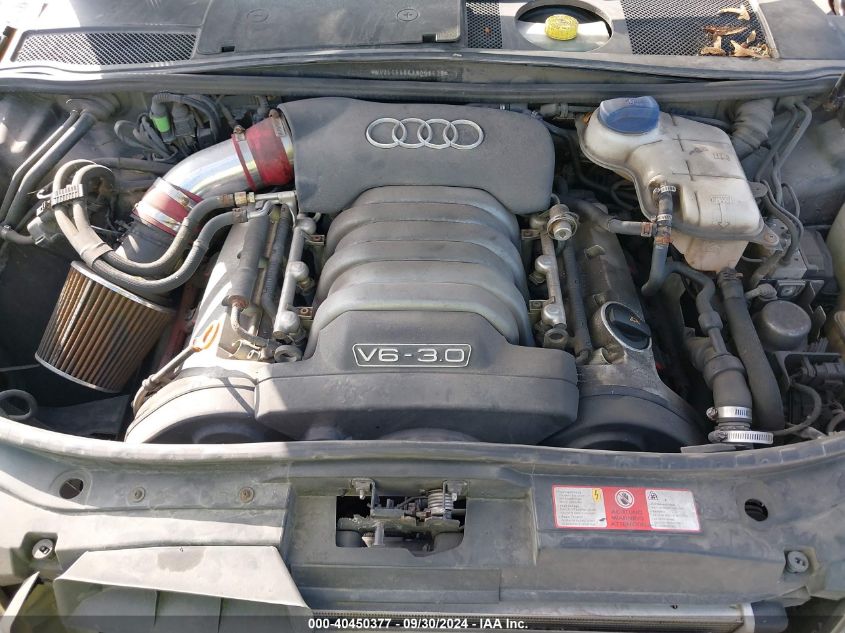 WAULT64B64N068618 2004 Audi A6 3.0