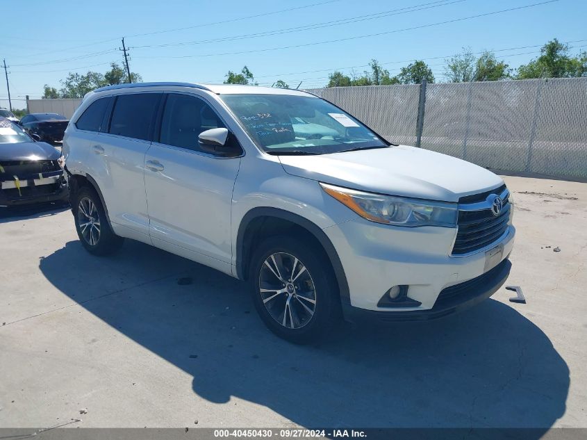 5TDKKRFHXGS165095 2016 TOYOTA HIGHLANDER - Image 1