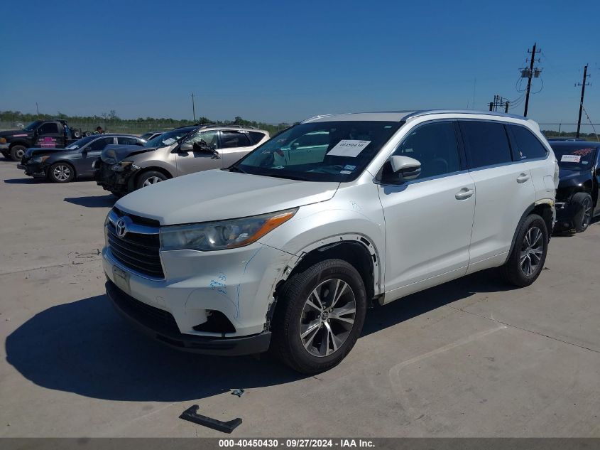 5TDKKRFHXGS165095 2016 TOYOTA HIGHLANDER - Image 2