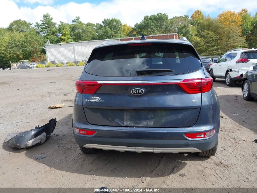 2019 Kia Sportage Ex VIN: KNDPNCAC1K7567905 Lot: 40450447