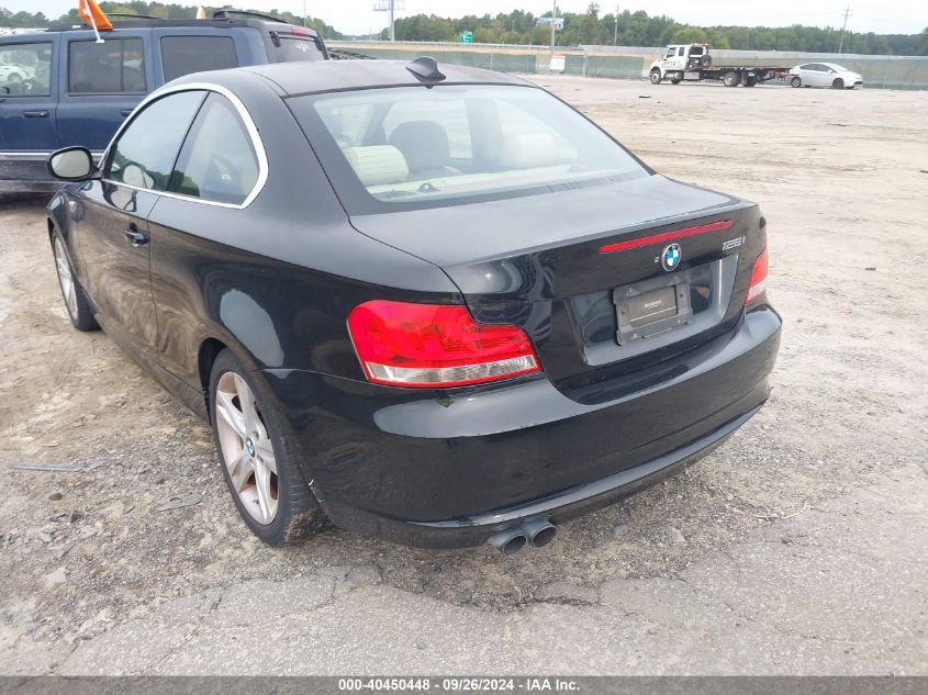 WBAUP7C52DVP25411 2013 BMW 128I I