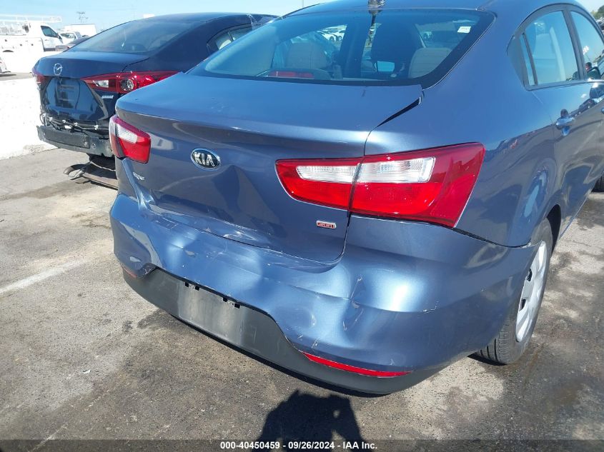 2016 Kia Rio Lx VIN: KNADM4A32G6692014 Lot: 40450459