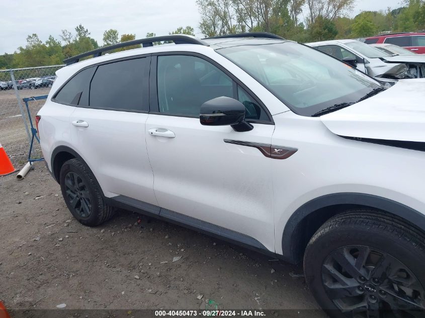 2022 Kia Sorento X-Line S VIN: 5XYRLDLC3NG078656 Lot: 40450473