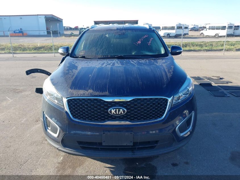 5XYPG4A37GG123471 2016 Kia Sorento 2.4L Lx