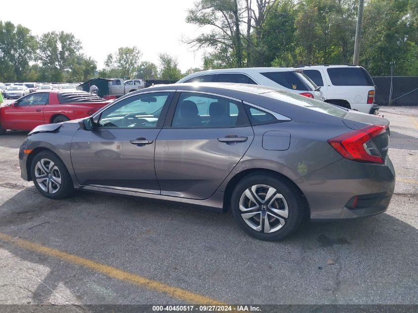 2018 Honda Civic Lx VIN: 19XFC2F56JE034291 Lot: 40450517