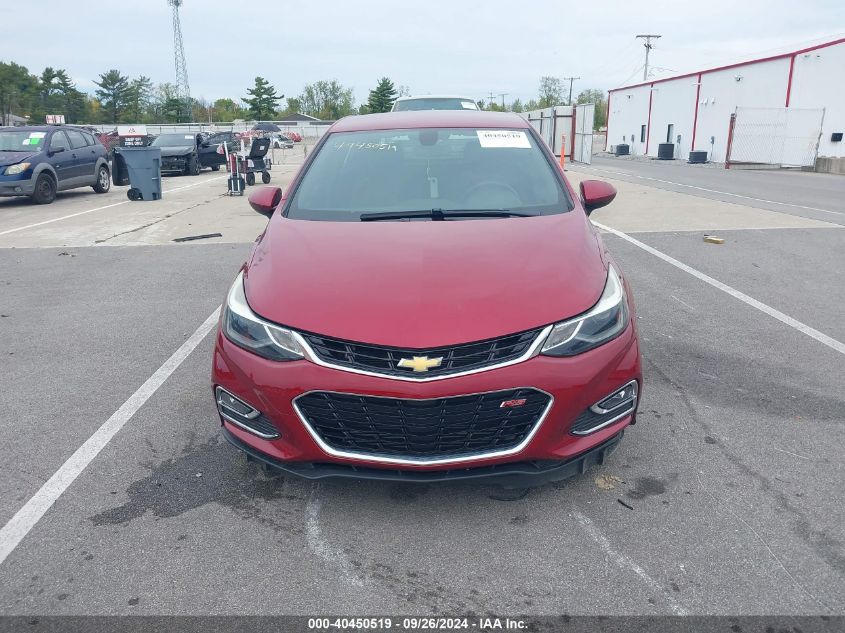 2018 Chevrolet Cruze Lt Auto VIN: 3G1BE6SM6JS550674 Lot: 40450519