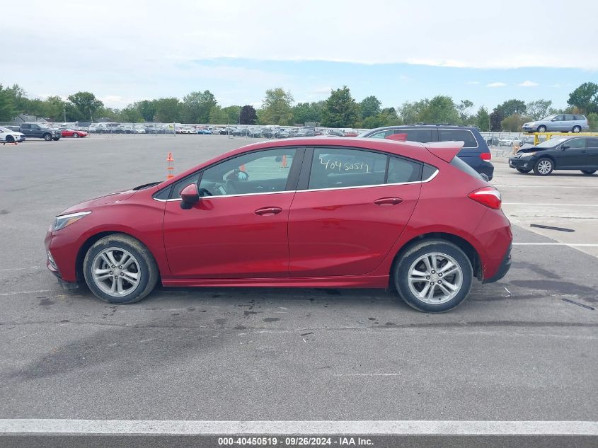 2018 Chevrolet Cruze Lt Auto VIN: 3G1BE6SM6JS550674 Lot: 40450519