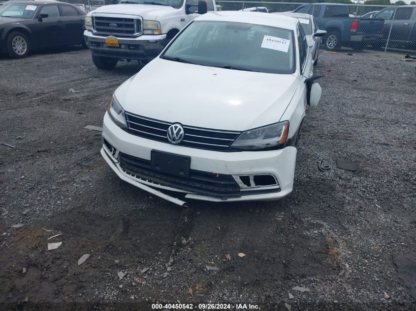 2017 Volkswagen Jetta 1.4T S VIN: 3VW2B7AJ6HM407958 Lot: 40450542