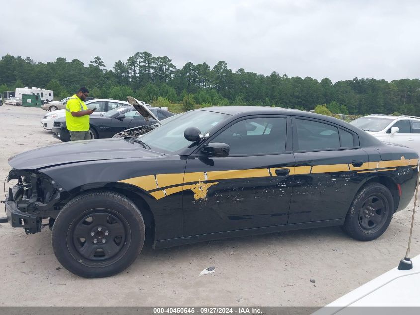 2022 Dodge Charger Police Rwd VIN: 2C3CDXATXNH114064 Lot: 40450545