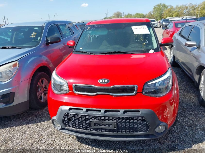 2016 Kia Soul + VIN: KNDJP3A50G7819085 Lot: 40450724