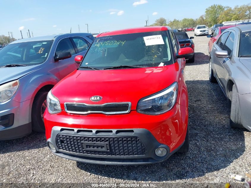 2016 Kia Soul + VIN: KNDJP3A50G7819085 Lot: 40450724